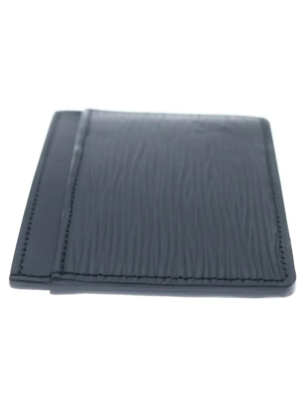 Louis Vuitton Porte Cartes Simple Card Case Wallet Black